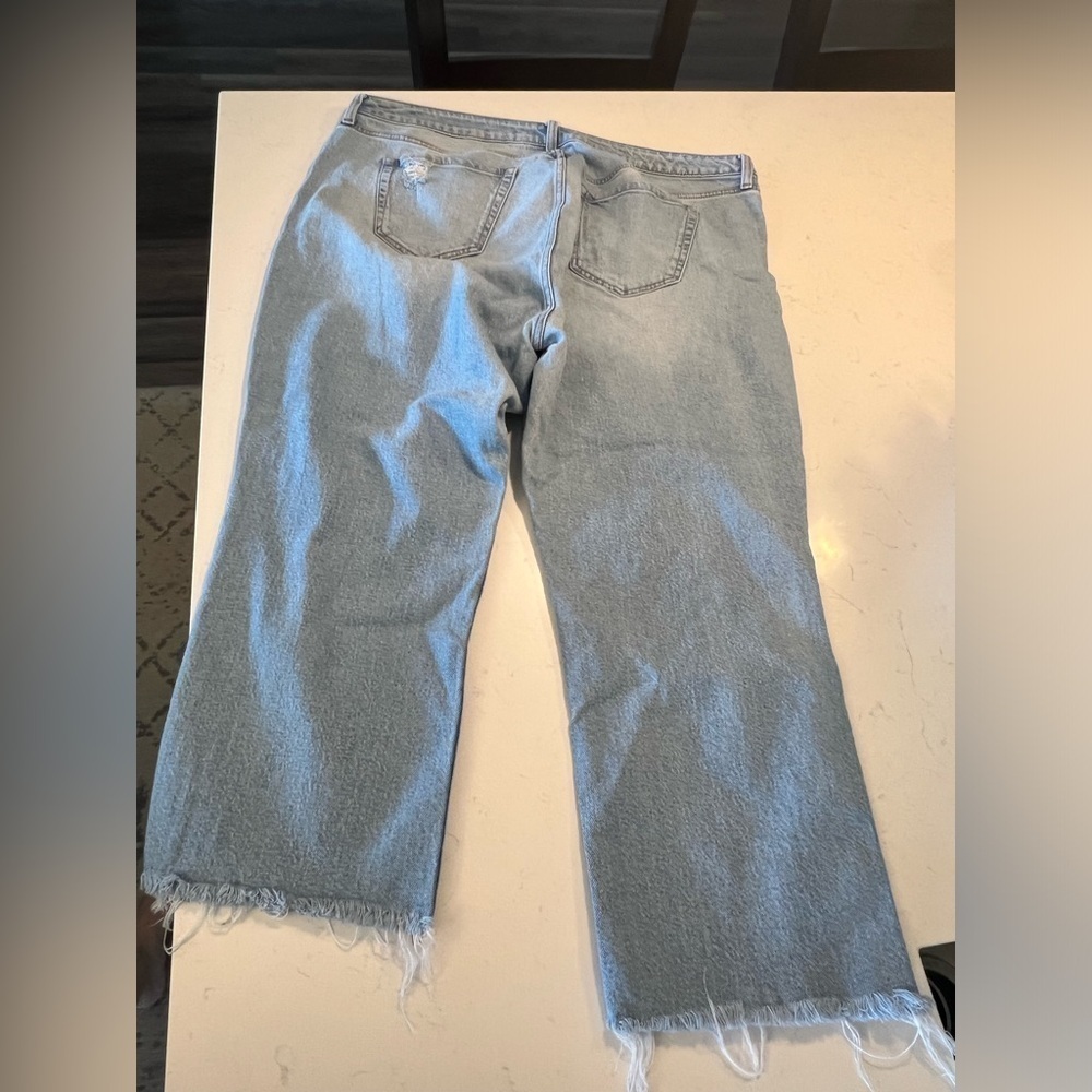 Torrid Distressed Wide Leg Jeans Size 18S - Picture 8 of 9